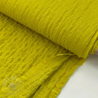 Bombažna tkanina SMOGGED EMBROIDERY lime