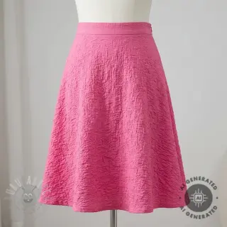 Bombažna tkanina SMOGGED EMBROIDERY fuchsia