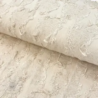 Bombažna tkanina z lanom JACQUARD RUFFLE