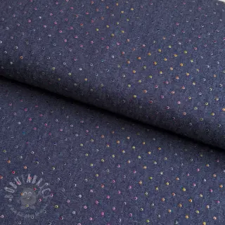 JEANS DENIM 3,8 OZ Drops Metallic dark blue