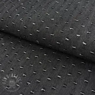 JEANS DENIM 6 OZ Small Holes black