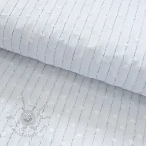 Bombažna tkanina EMBROIDERY Flowstripe