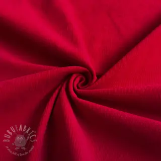 Žamet 21 W WASHED STRETCH dark red