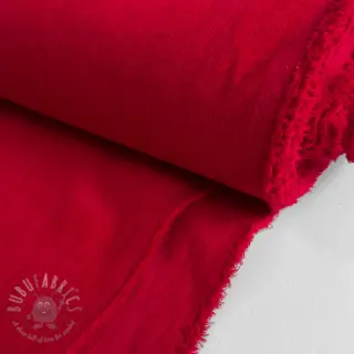 Žamet 21 W WASHED STRETCH dark red