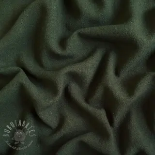 Viskoza z lanom WASHED army green