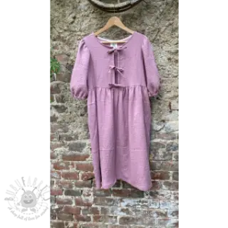 Dvojna gaza/muslin dark lilac ORGANIC