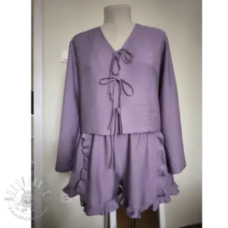 Viskoza z lanom BUBBLY lilac