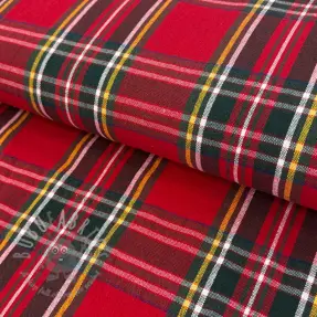 Dekorativno blago Ecossais rouge vert