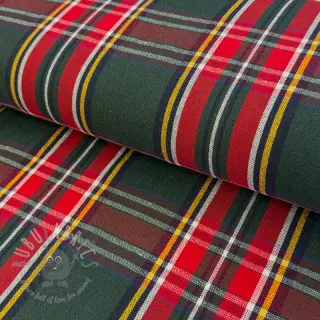 Dekorativno blago Ecossais vert rouge