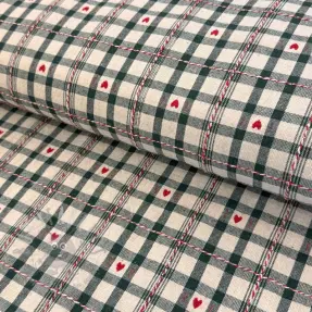 Dekorativno blago jacquard Villars ecru vert