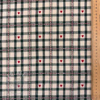 Dekorativno blago jacquard Villars ecru vert