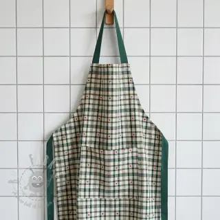 Dekorativno blago jacquard Ollon vert rouge