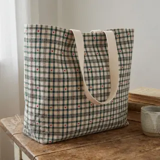 Dekorativno blago jacquard Villars ecru vert
