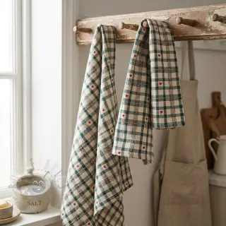 Dekorativno blago jacquard Villars ecru vert