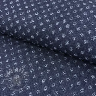 JEANS DENIM 6 OZ Big flakes dark blue