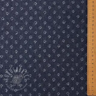 JEANS DENIM 6 OZ Big flakes dark blue