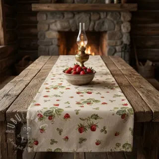Dekorativno blago Linenlook Wild strawberries