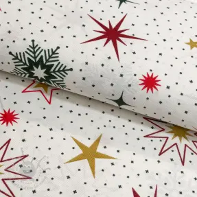 Dekorativno blago premium Magic star red gold