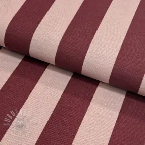 Dekorativno blago premium Joyful basic stripe wine
