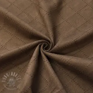 Semiš raztegljiv SCUBA Diamond chocolate brown