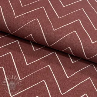 Dekorativno blago premium Freehand zigzag lines