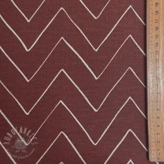 Dekorativno blago premium Freehand zigzag lines