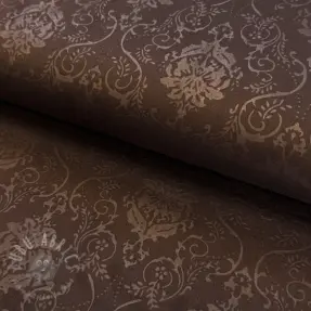 Semiš raztegljiv SCUBA Embossed dark brown
