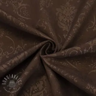 Semiš raztegljiv SCUBA Embossed dark brown