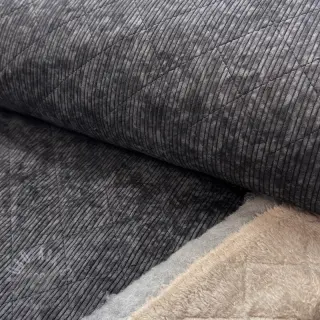 Žamet QUILT black