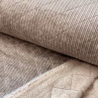 Žamet QUILT champagne
