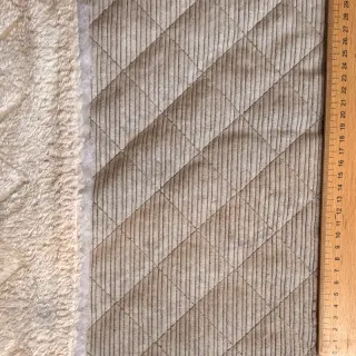 Žamet QUILT champagne