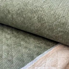 Žamet QUILT khaki