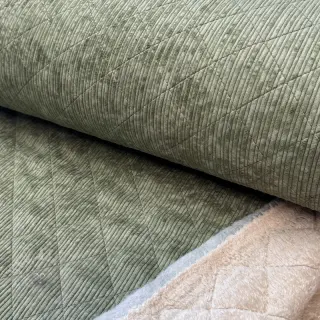 Žamet QUILT khaki