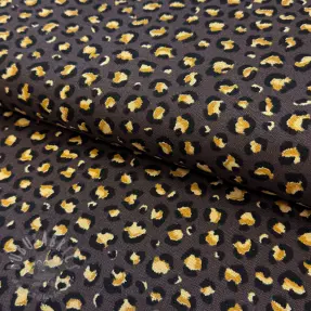 Dekorativno blago premium Leopard animal small dark brown