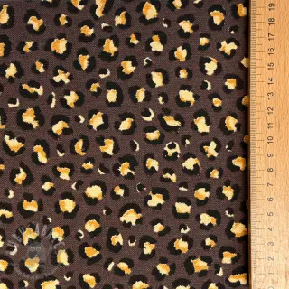Dekorativno blago premium Leopard animal small dark brown