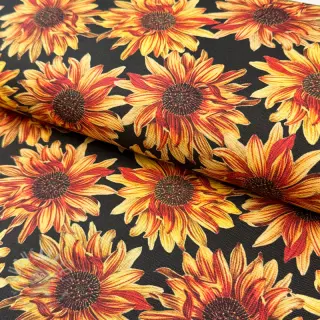 Dekorativno blago premium Golden bloom night digital print