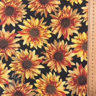 Dekorativno blago premium Golden bloom night digital print