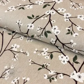 Dekorativno blago Linenlook Pure blossom branch