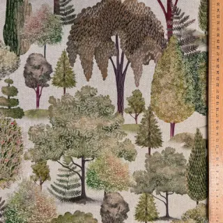Dekorativno blago Linenlook Wandering tree wood digital print
