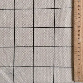 Dekorativno blago Linenlook Freehand grid lines