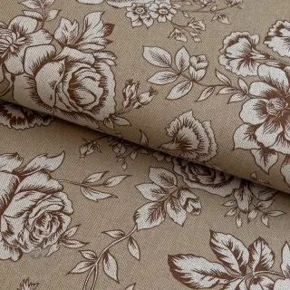 Dekorativno blago Linenlook Elegant rose bloom yellow