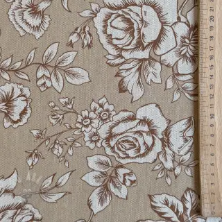 Dekorativno blago Linenlook Elegant rose bloom yellow