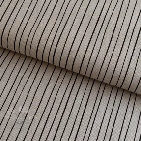 Dekorativno blago Linenlook Freehand thin lines