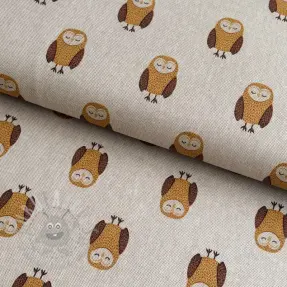 Dekorativno blago Linenlook Night owl nap