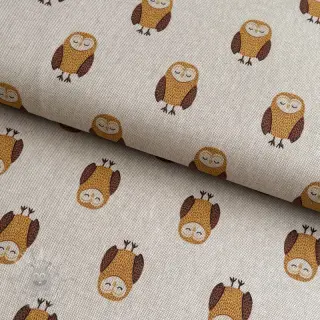 Dekorativno blago Linenlook Night owl nap