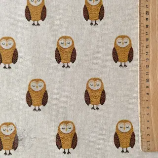 Dekorativno blago Linenlook Night owl nap