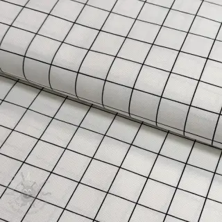 Dekorativno blago premium Perfect grid lines black