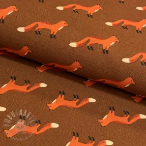 Dekorativno blago premium Fox parade brown