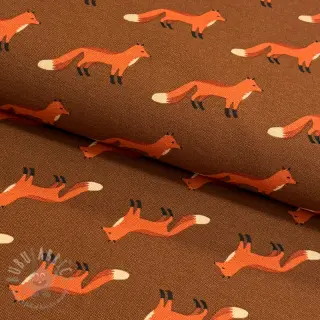Dekorativno blago premium Fox parade brown