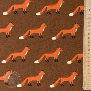 Dekorativno blago premium Fox parade brown